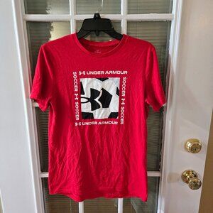 Boys Under Armour Red T-Shirt in XL
